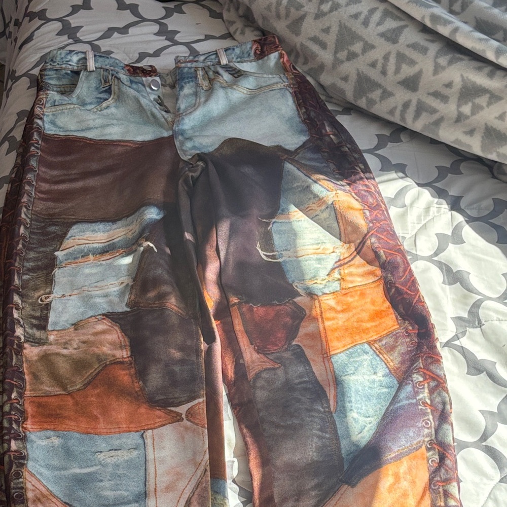 Patchwork Women Jeans